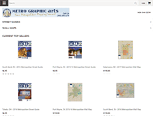 Tablet Screenshot of metrographicarts.com